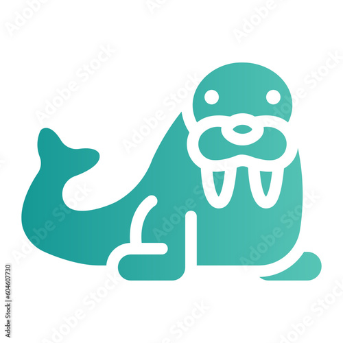 walrus gradient icon