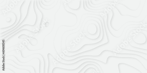 Abstract White paper cut background with lines.3d realistic papercut decoration textured with wavy layers.modern wallpaper terxture and 3d realistic design use for banner flyers, posters.