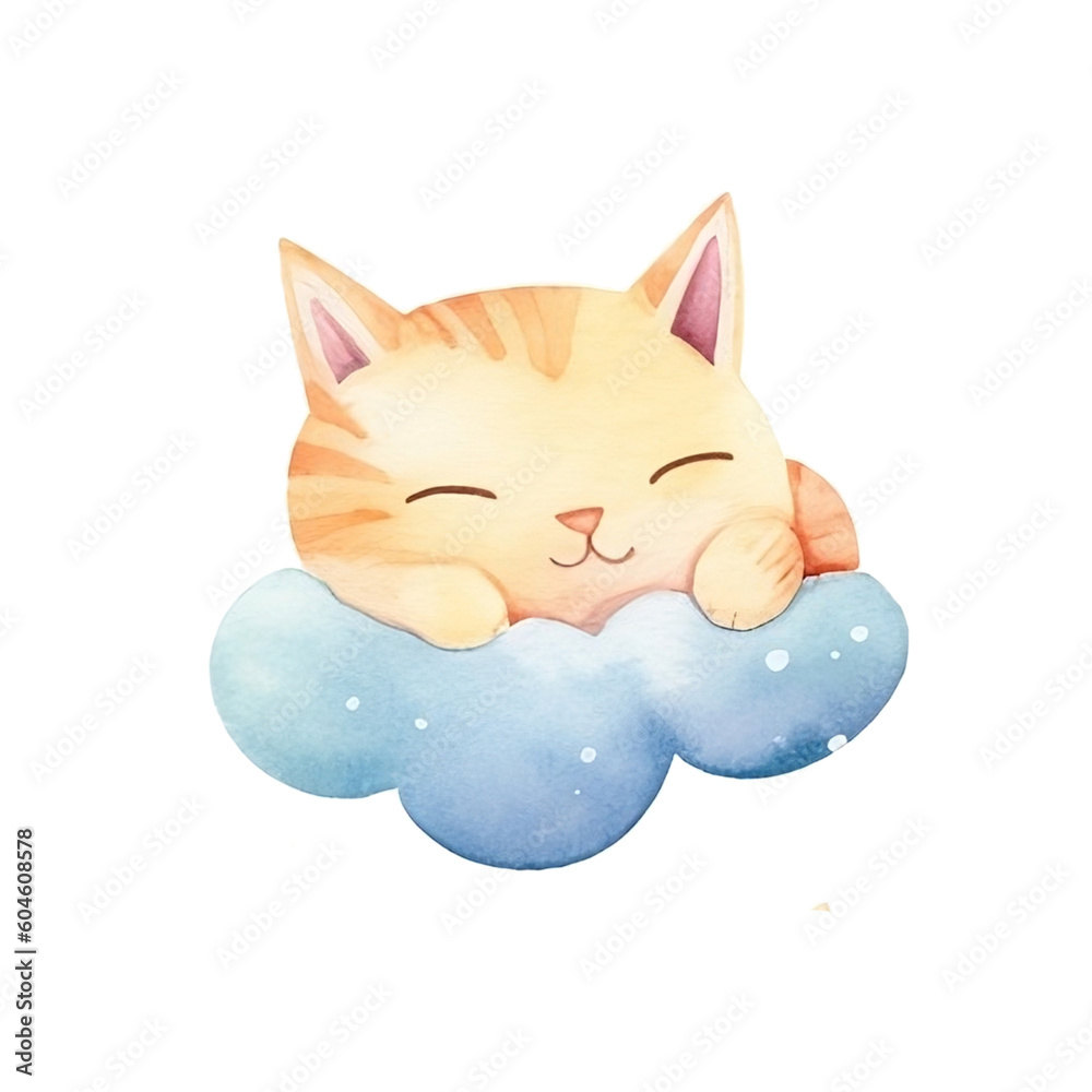 Fototapeta premium Cat dreaming 