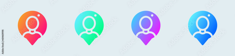Video call solid icon in gradient colors. Chat signs vector illustration. Video call solid icon in gradient colors. Chat signs vector illustration.