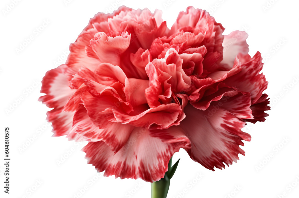 pink carnation flower isolated on white pink carnation flower isolated on white