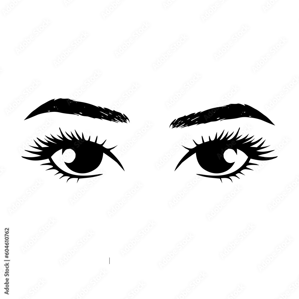 beautiful female eyes vector beautiful female eyes vector