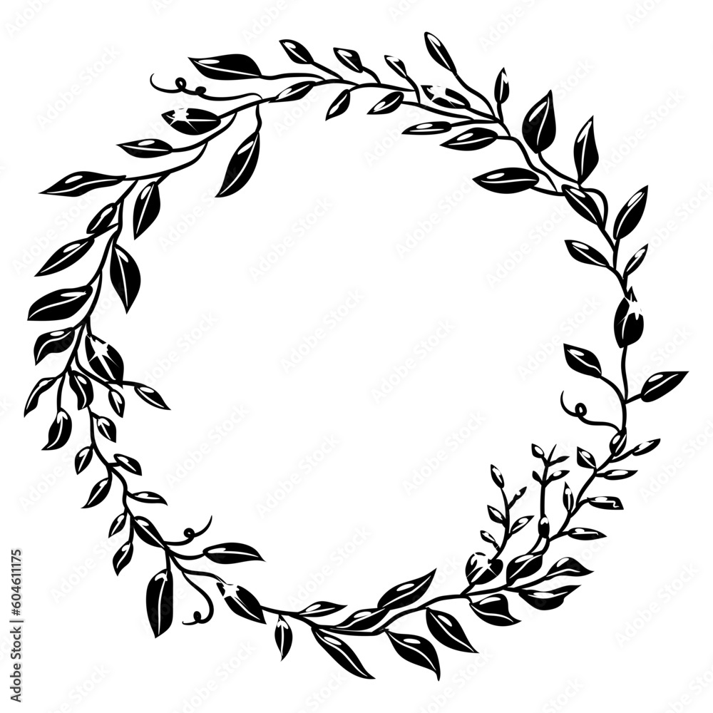 laurel wreath vector