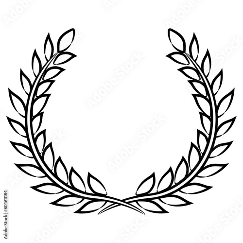 laurel wreath vector