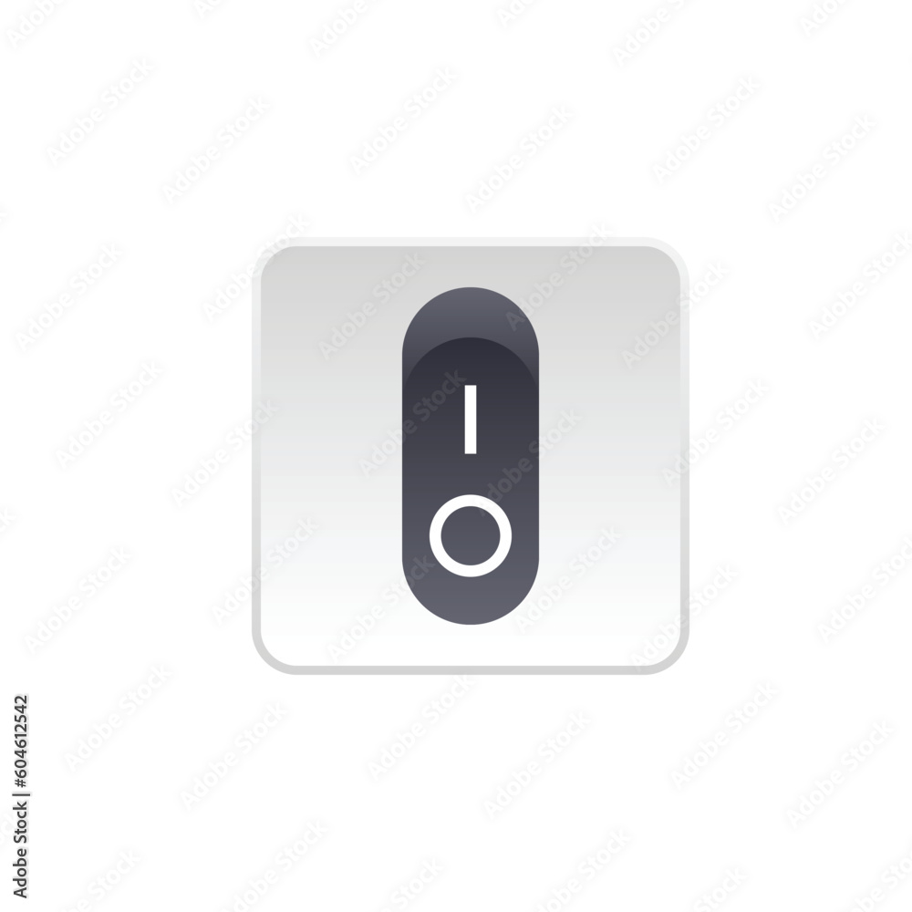 Switch button or turn on turn off power Switch button or turn on turn off power