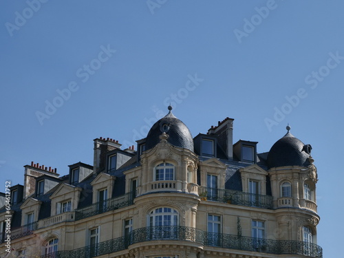 Parisian building with cupola