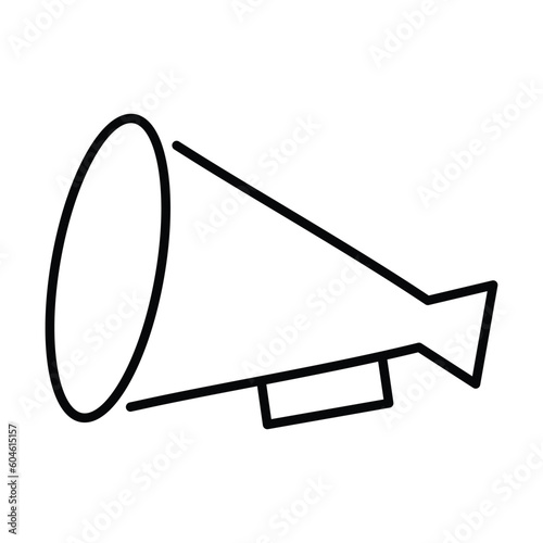 loudspeaker icon, megaphone vector, loud illustration