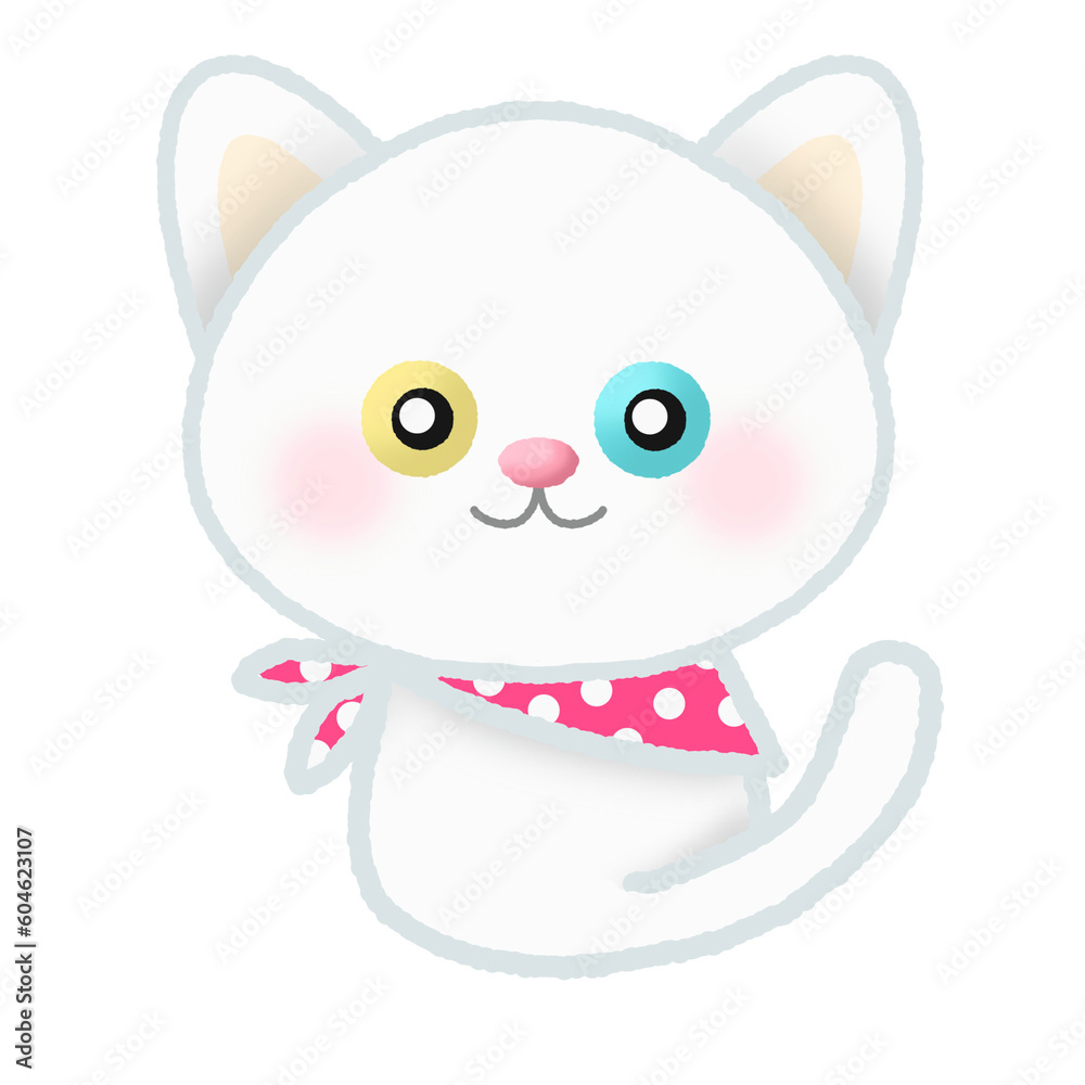 baby white odd eyed cat baby white odd eyed cat