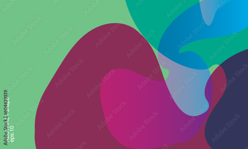 Abstract Simple shape Background with Fluid Abstract Circle concept creation. Vector Eps10