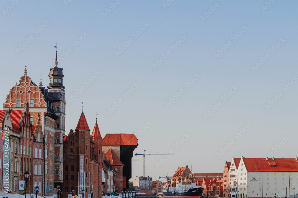 Naklejka premium Old Town in Gdansk, Poland
