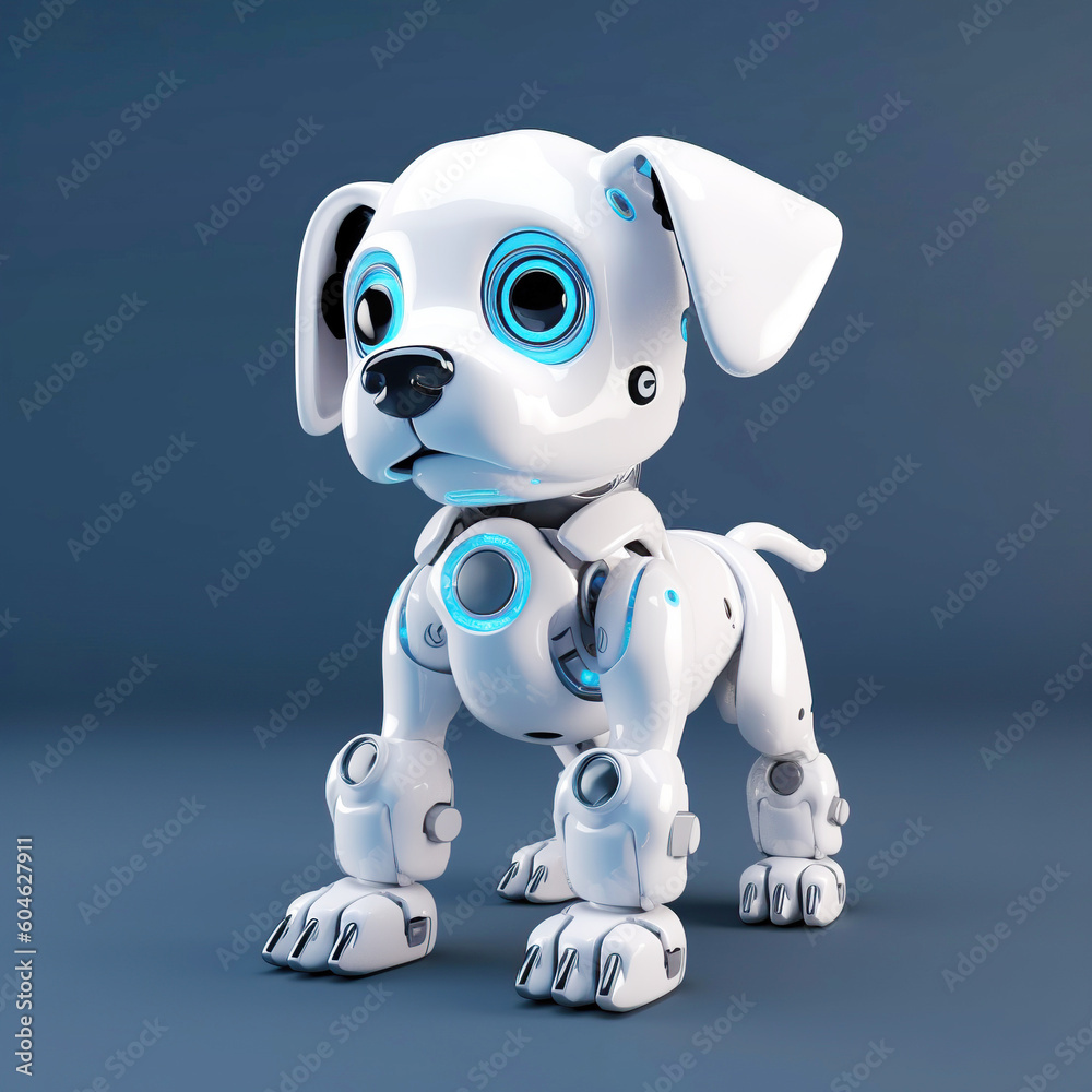 Dog robot. generative AI Dog robot. generative AI