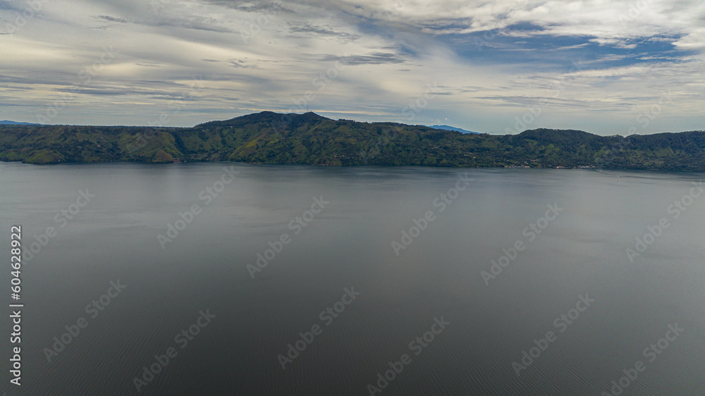 Lake Toba is a large natural lake in North Sumatra, Indonesia.