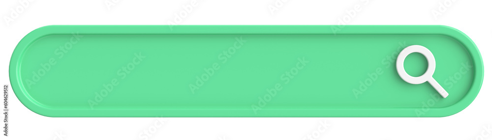 Search field. Search bar. 3D illustration. Search field. Search bar. 3D illustration.