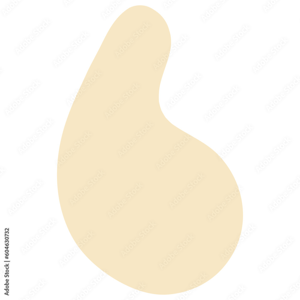 abstract modern organic shape