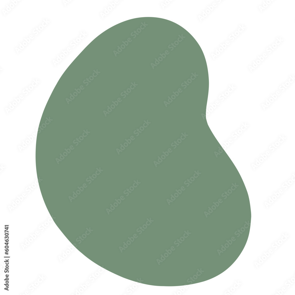 abstract modern organic shape