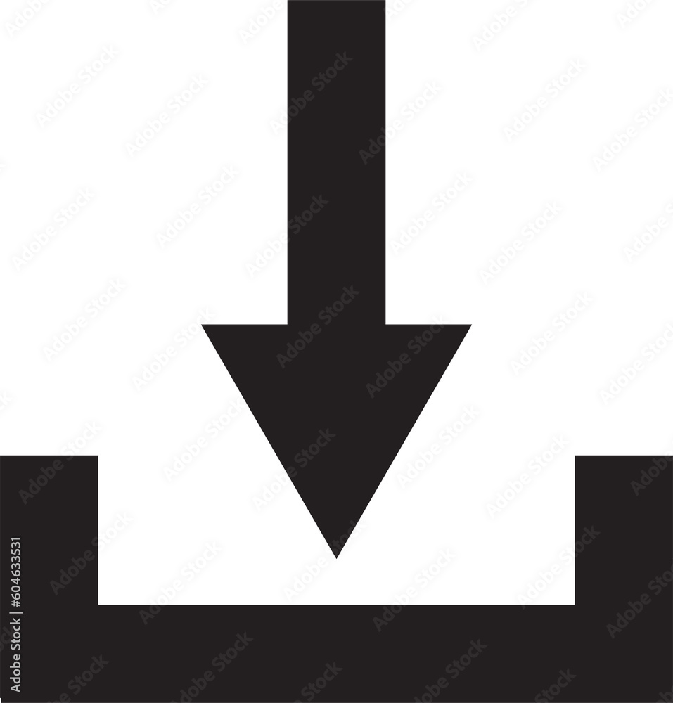 Download icon. Flat style for graphic and web design illustration Download icon. Flat style for graphic and web design illustration