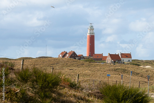 Phare de Eierland, Mer des Wadden, île de la Frise, Ile Texel, Pays Bas