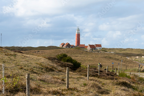 Phare de Eierland, Mer des Wadden, île de la Frise, Ile Texel, Pays Bas