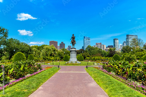 George Washington Statue in Boston