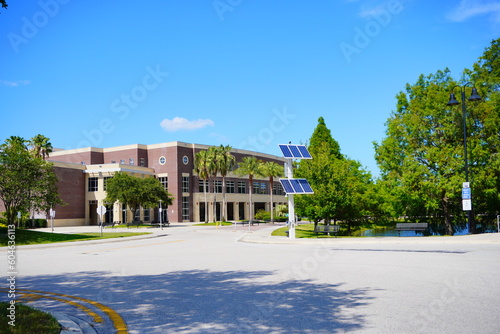 ORLANDO, FL, USA - 05 13, 2023: The University of Central Florida  gym building photo