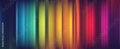 Abstract blurred gradient background in bright rainbow colors