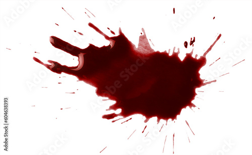 Fototapeta Naklejka Na Ścianę i Meble -  Blood drops cut out