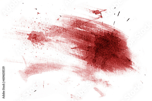 Fototapeta Naklejka Na Ścianę i Meble -  Blood stains cut out