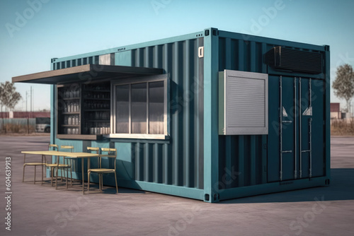 Container box house and restaurant 