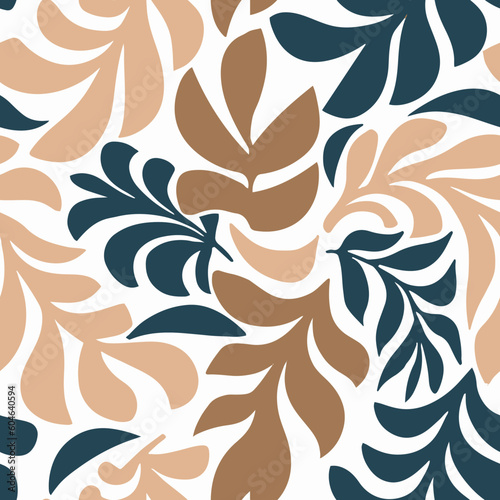 Vibrant Seamless Creative Jungle Fabrics Art. Vivid Continuous Contemporary Tropic Style, Seamless Print.