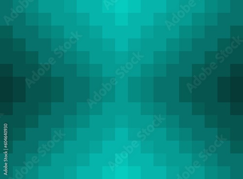 Pixelated mosaic pattern. Background wallpaper. Gritty vintage retro style. Geometric mirrored illustration.