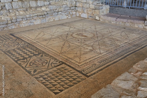 Risan, Montenegro, best known for its Roman-era mosaic that are over two thousand years old photo