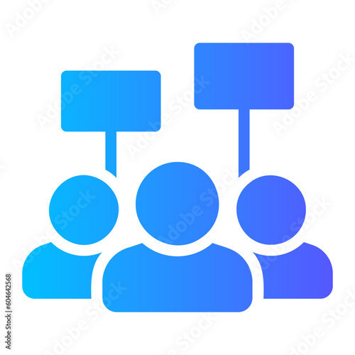 activist gradient icon