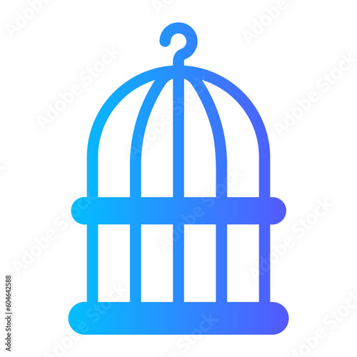 birdcage gradient icon