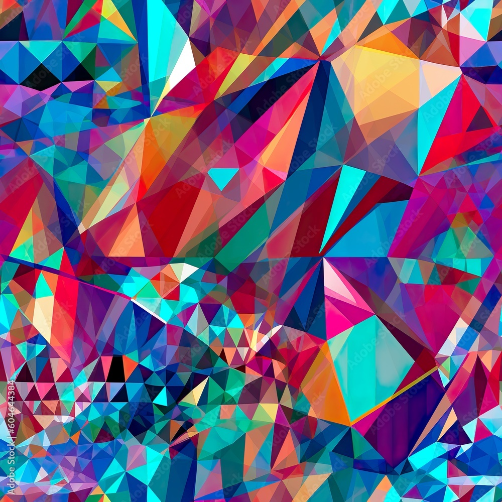 Fototapeta premium abstract background with triangles