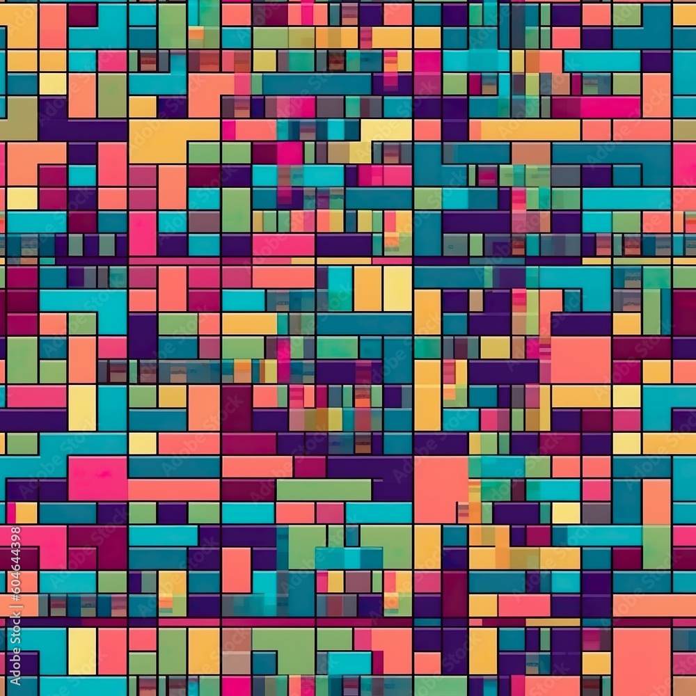 abstract background with squares