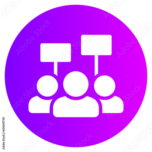 activist gradient icon