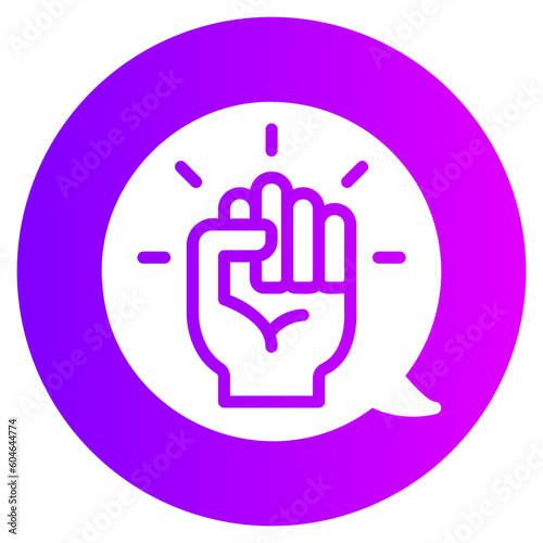 comment gradient icon