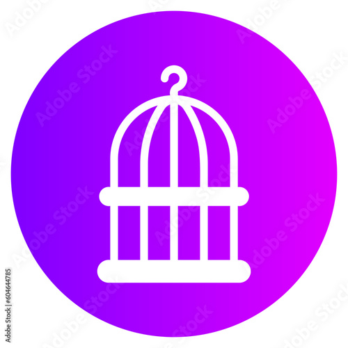 birdcage gradient icon