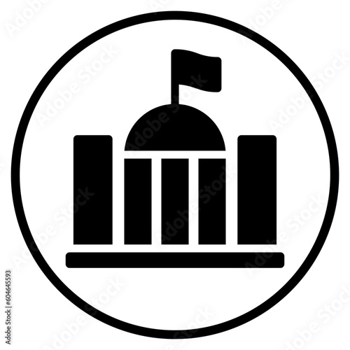 capitol glyph icon