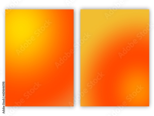 Fototapeta Naklejka Na Ścianę i Meble -  Abstract blurred background in vibrant colors yellow, orange, red 