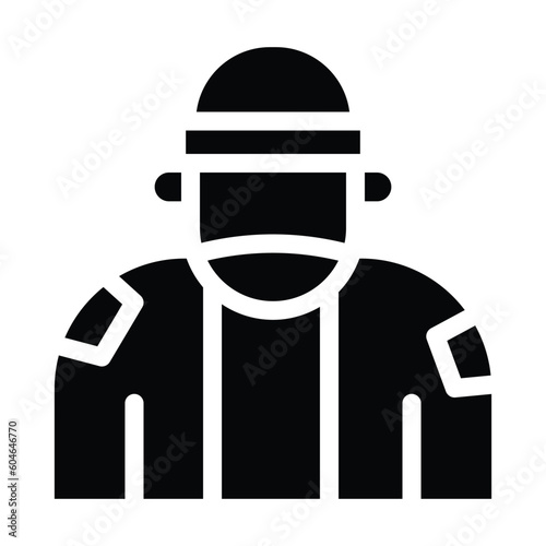 homeless glyph icon illustration vector graphic