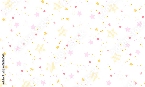 star baby color pattern vector background