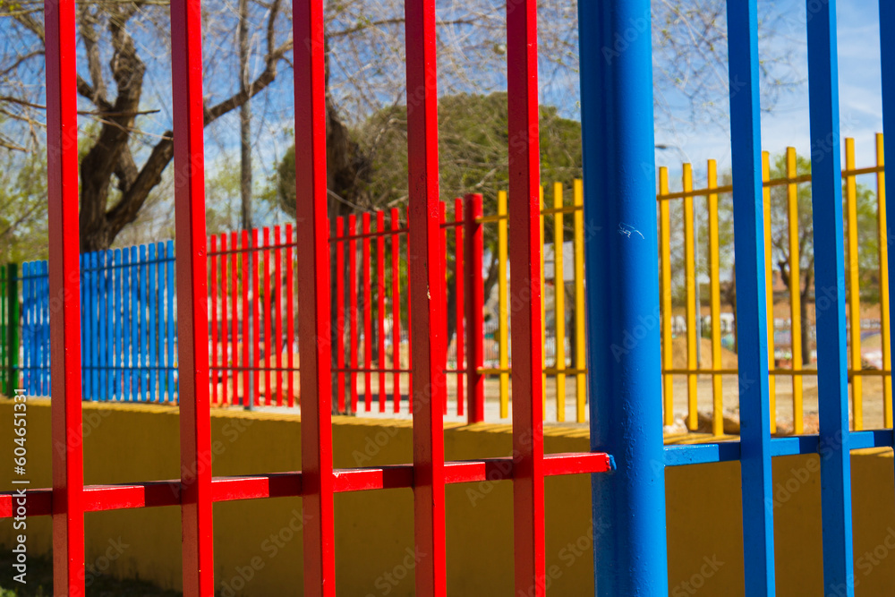Obraz premium Coloured fences