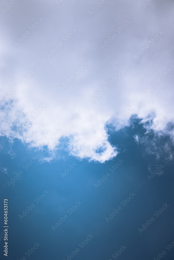A Brilliant Blue Cloudscape