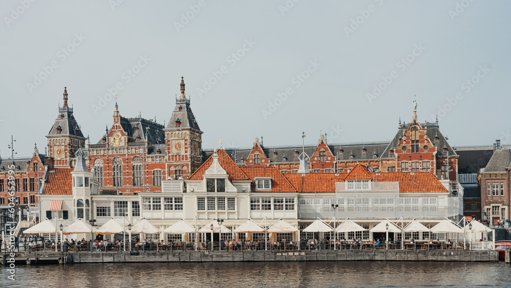 Fototapeta premium Amsterdam Central Station