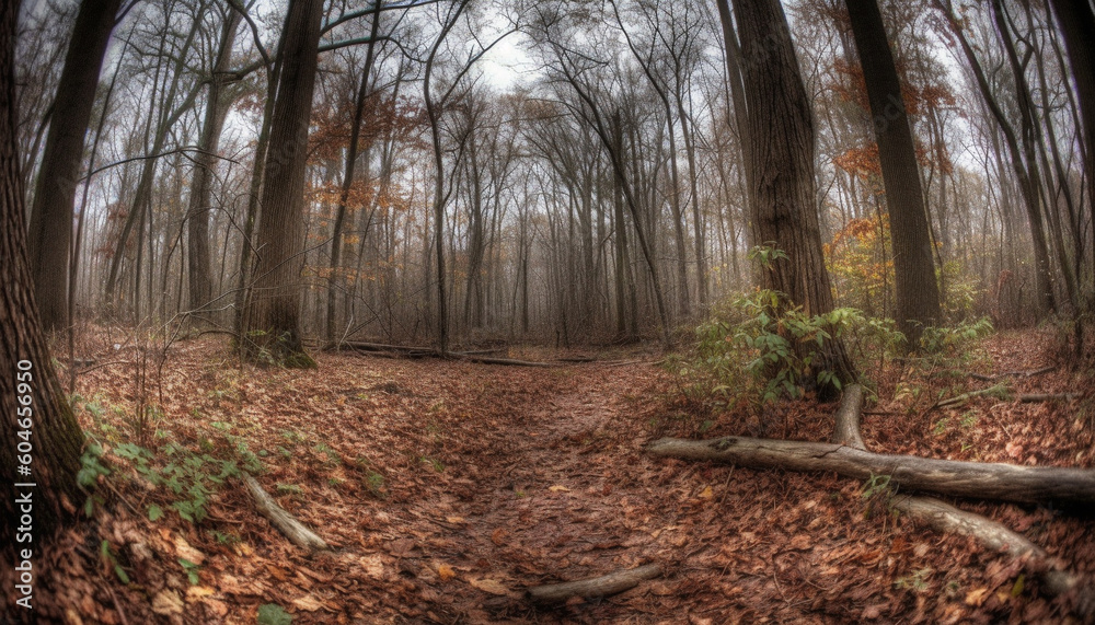 Fototapeta premium A tranquil scene in the wilderness area with vibrant colors generated by AI