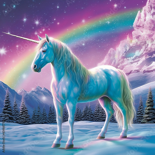 Magical Unicorn Ai generative