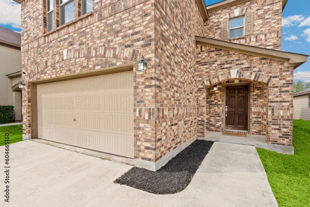 brick home front door 