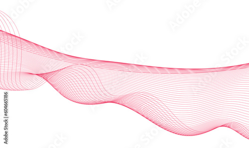 Modern Abstract Background. Abstract wave element for design. Wave with lines created using blend tool. Curved wavy line png