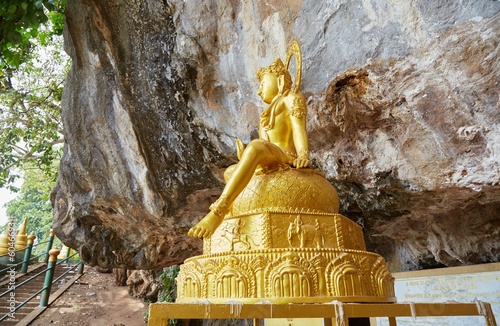 The majestic Tiger Cave Temple of Krabi, Thailand, home to caves, temple, a hiking trail and stunning views